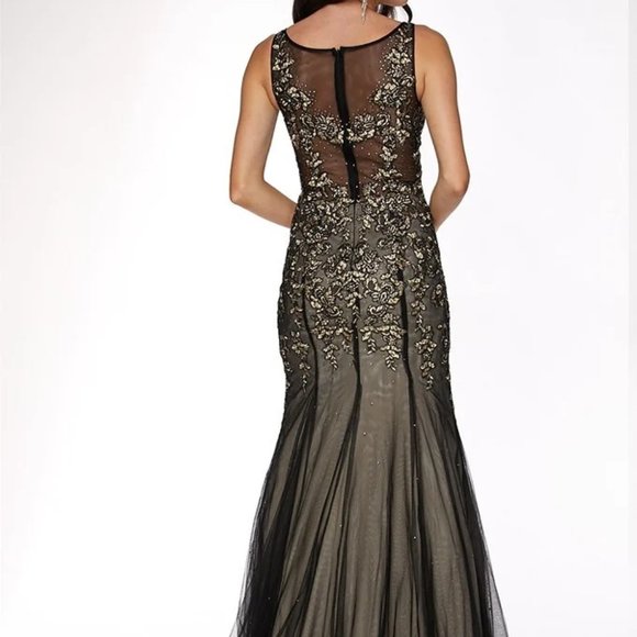 Scoop Neck Sheath Shape LAce Prom Dress JT656 - Picture 2 of 5